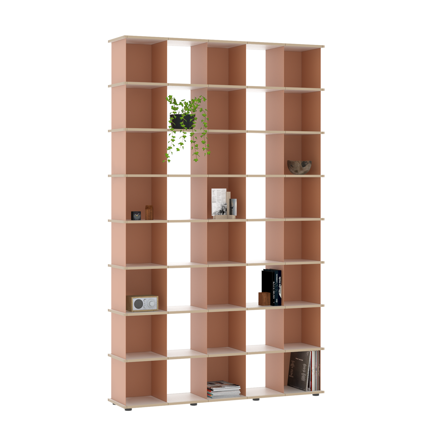 YU SHELF 5er / MDF Weiß