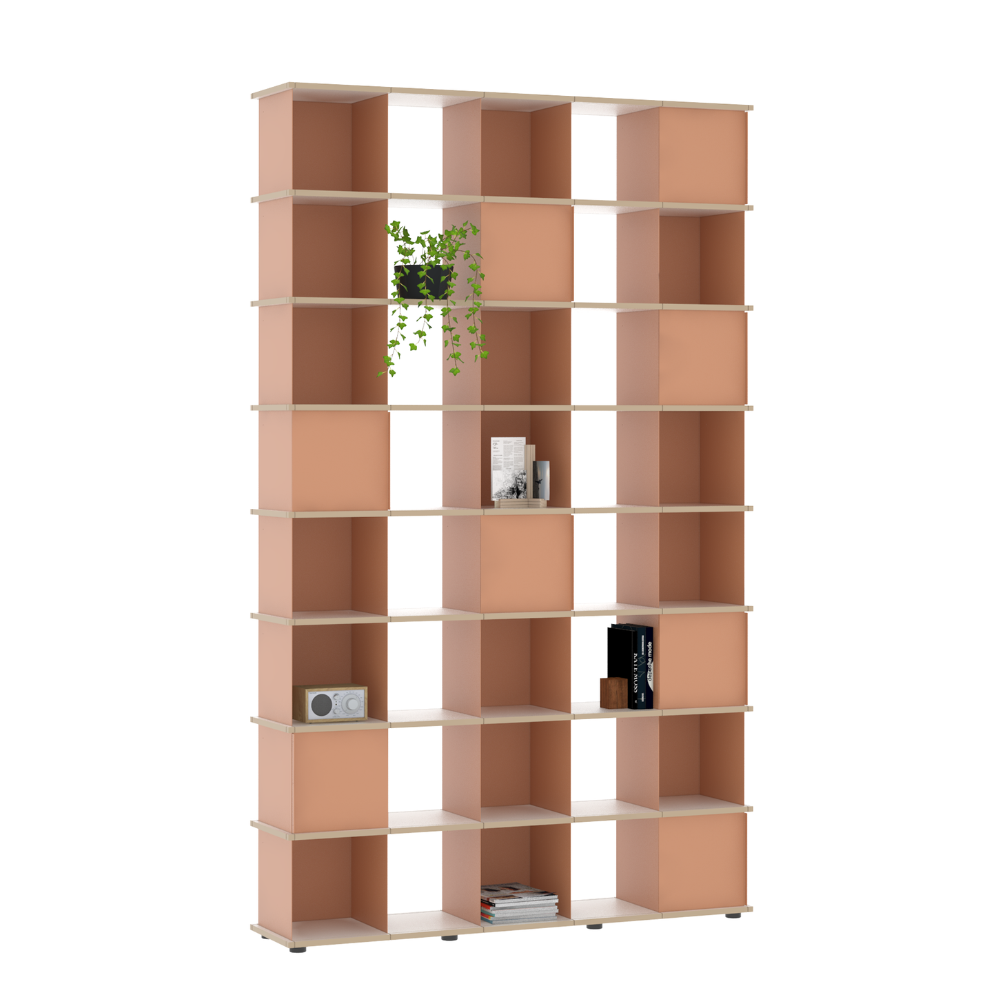 YU SHELF 5er / MDF Weiß