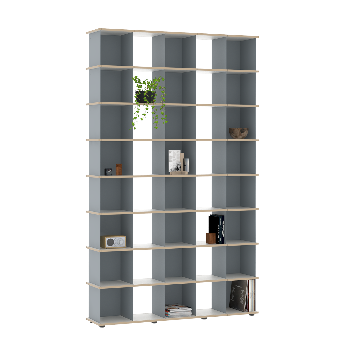 YU SHELF 5er / MDF Weiß