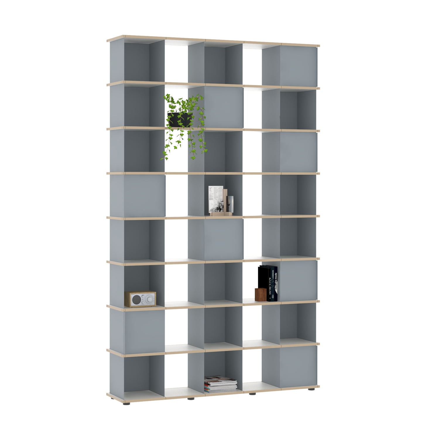 YU SHELF 5er / MDF Weiß