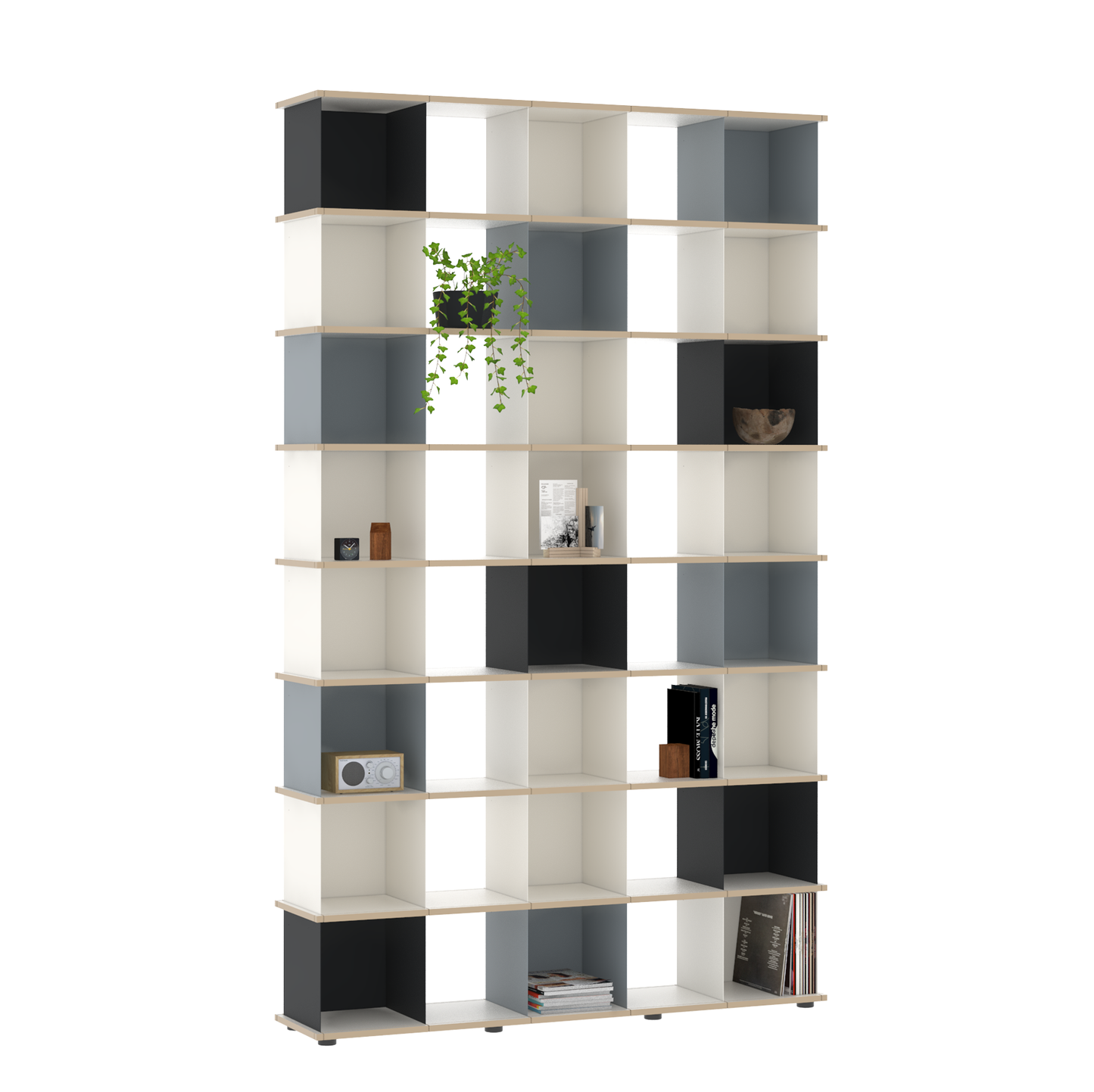 YU SHELF 5er / MDF Weiß