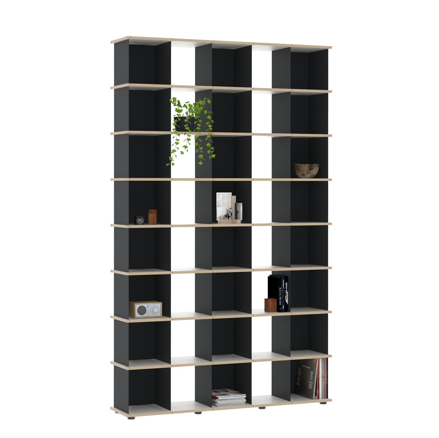 YU SHELF 5er / MDF Weiß