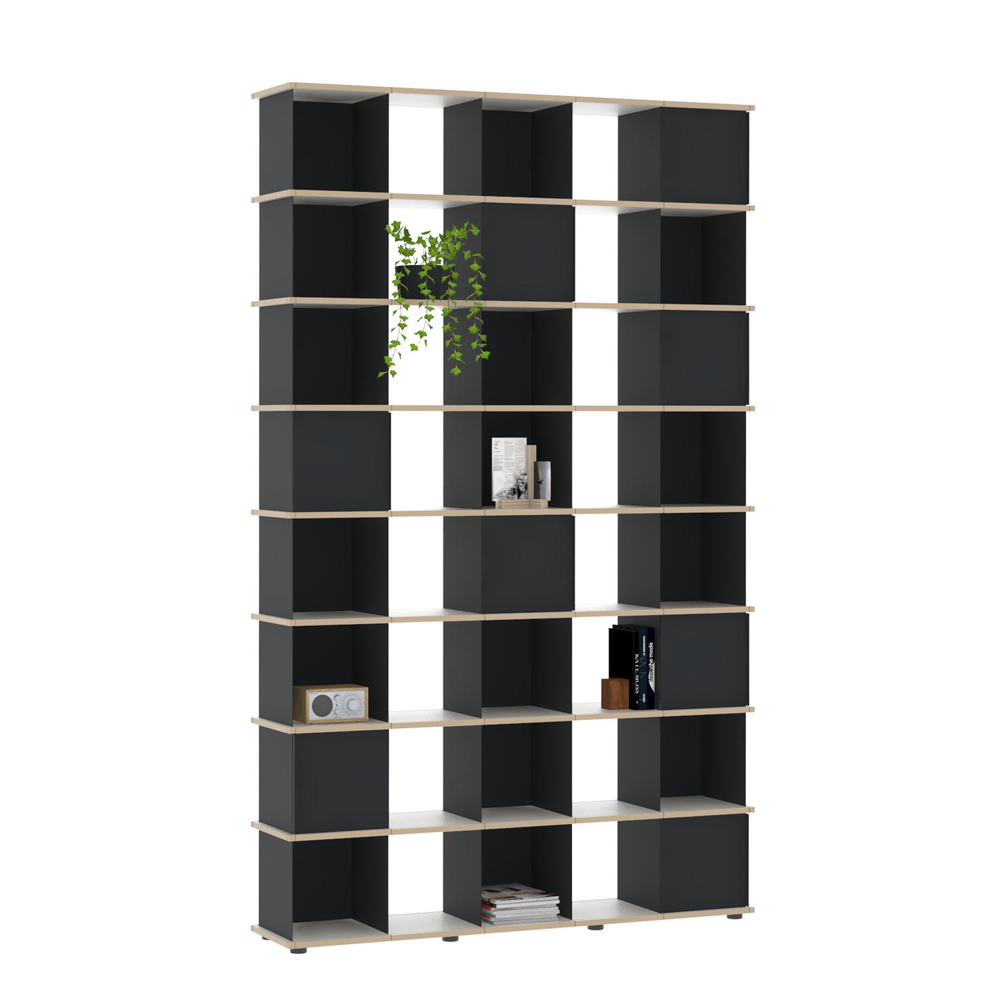 YU SHELF 5er / MDF Weiß