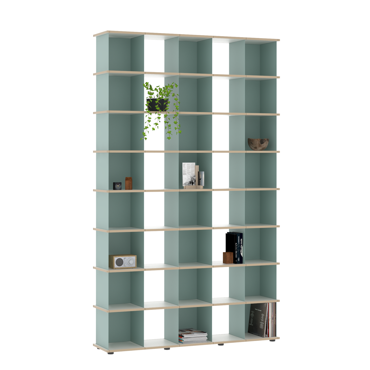 YU SHELF 5er / MDF Weiß