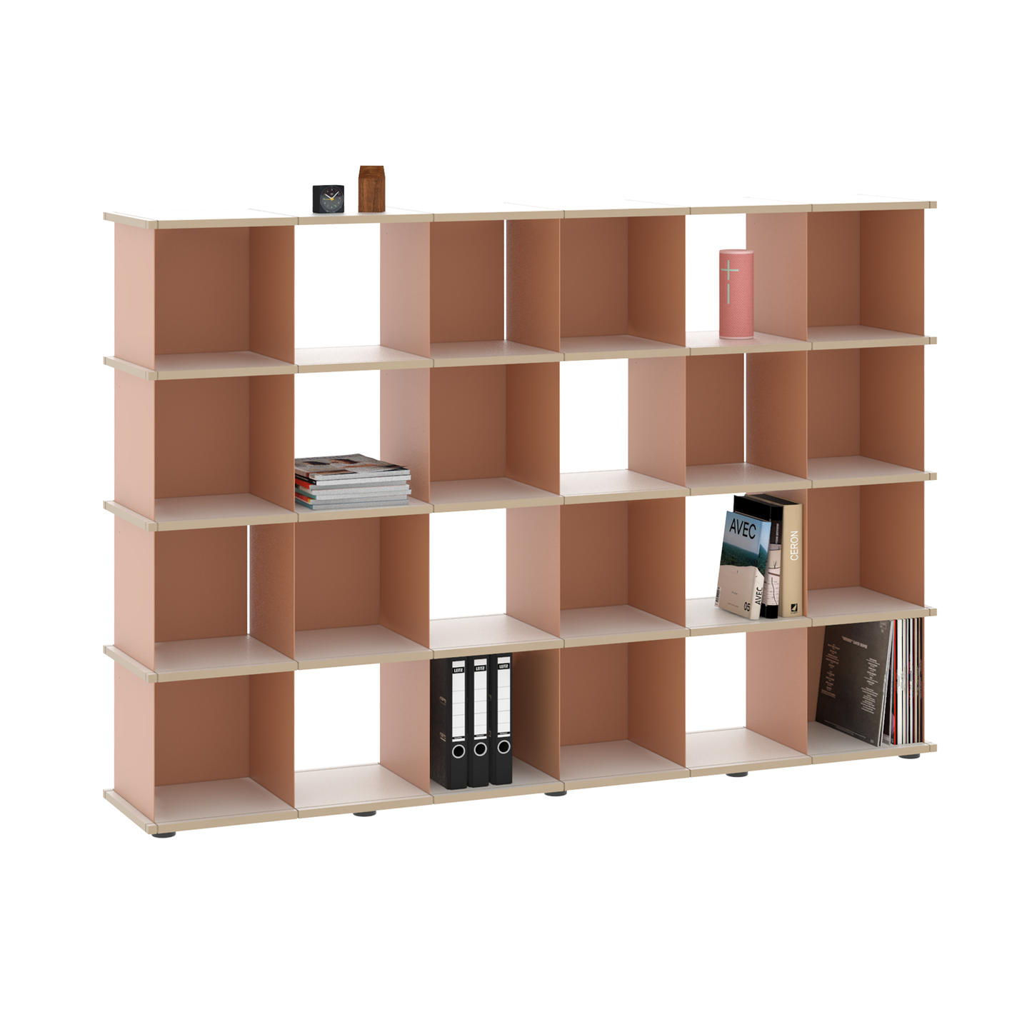 YU SHELF 6er / MDF weiß