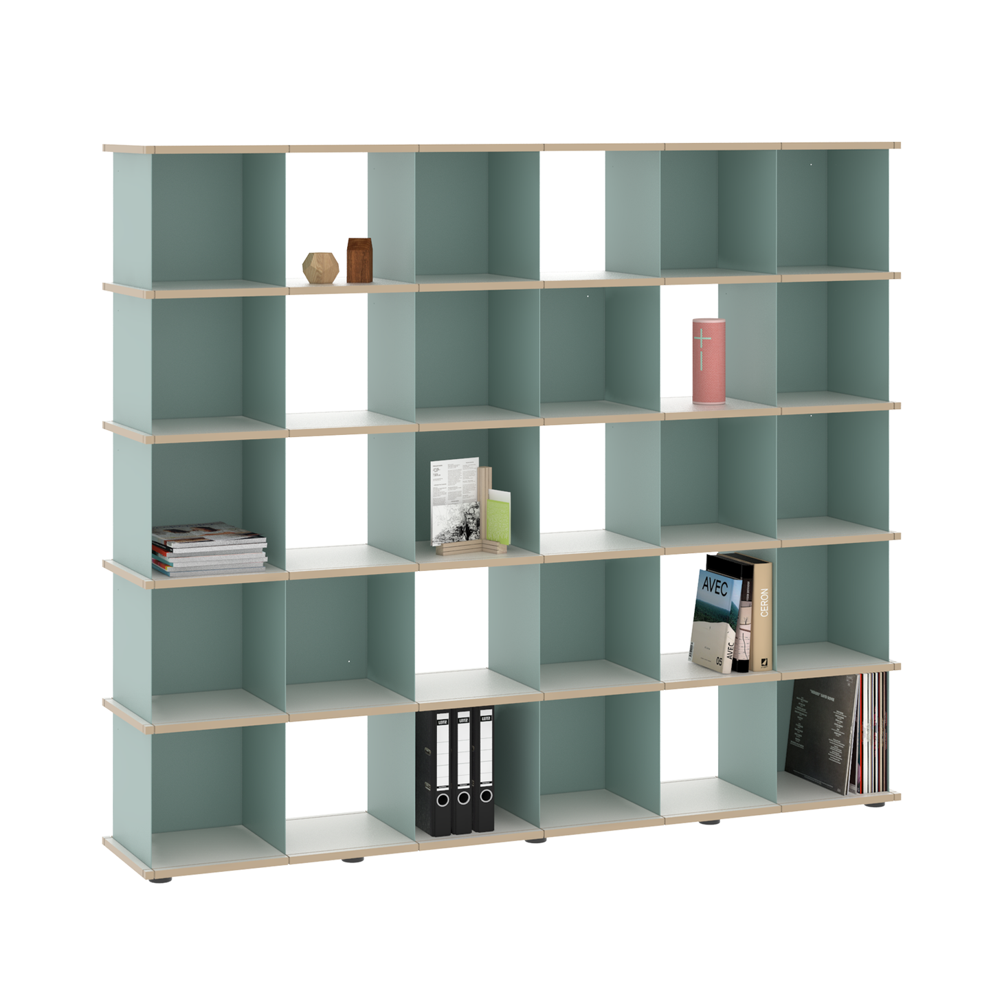 YU SHELF 6er / MDF weiß