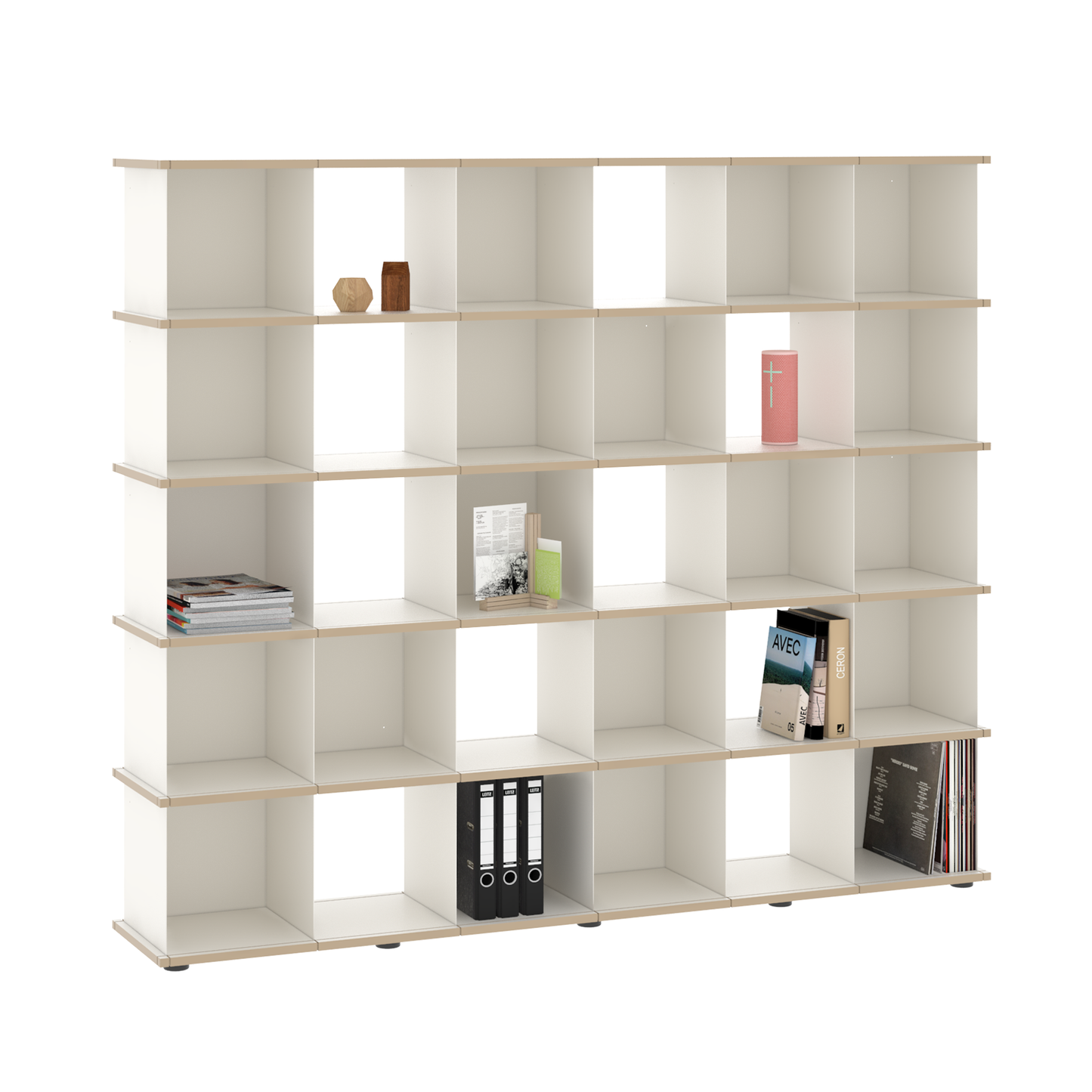 YU SHELF 6er / MDF weiß