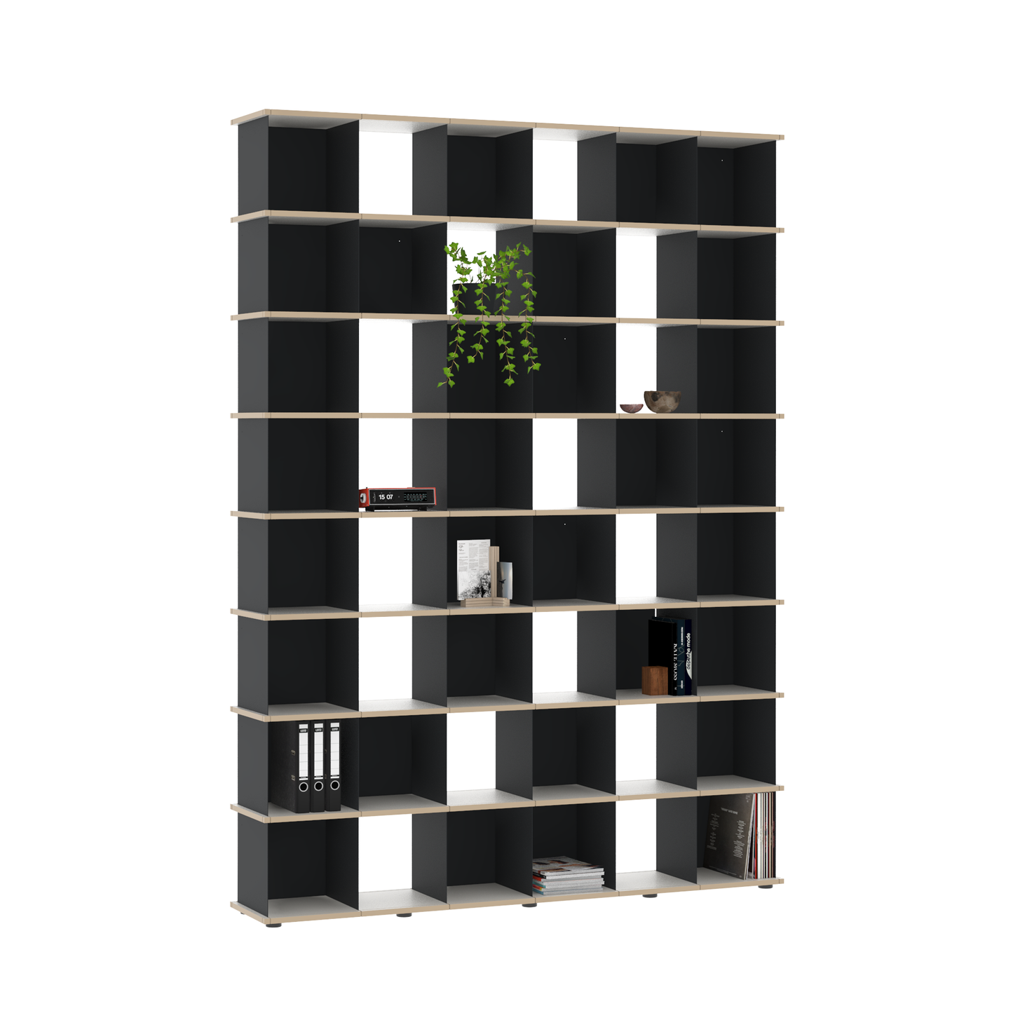 YU SHELF 6er / MDF weiß