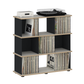 YU SHELF 3er / MDF weiß