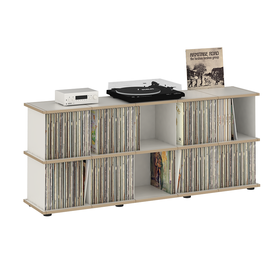 YU SHELF 5er / MDF Weiß