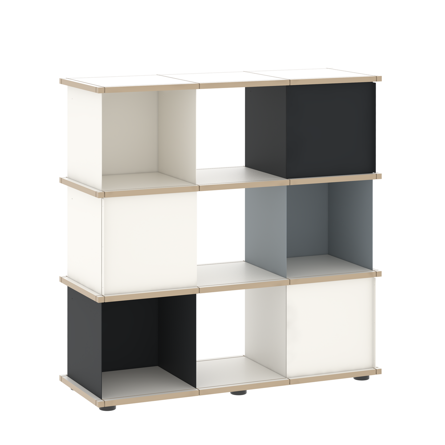 YU SHELF 3 series / MDF white