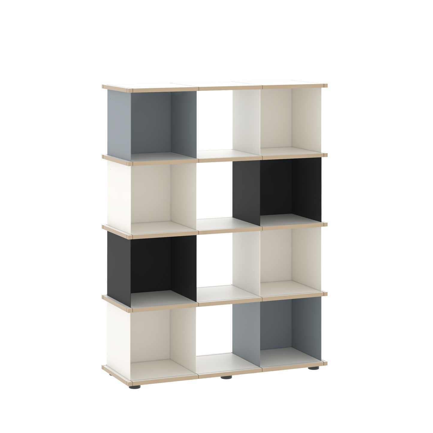 YU SHELF 3 series / MDF white