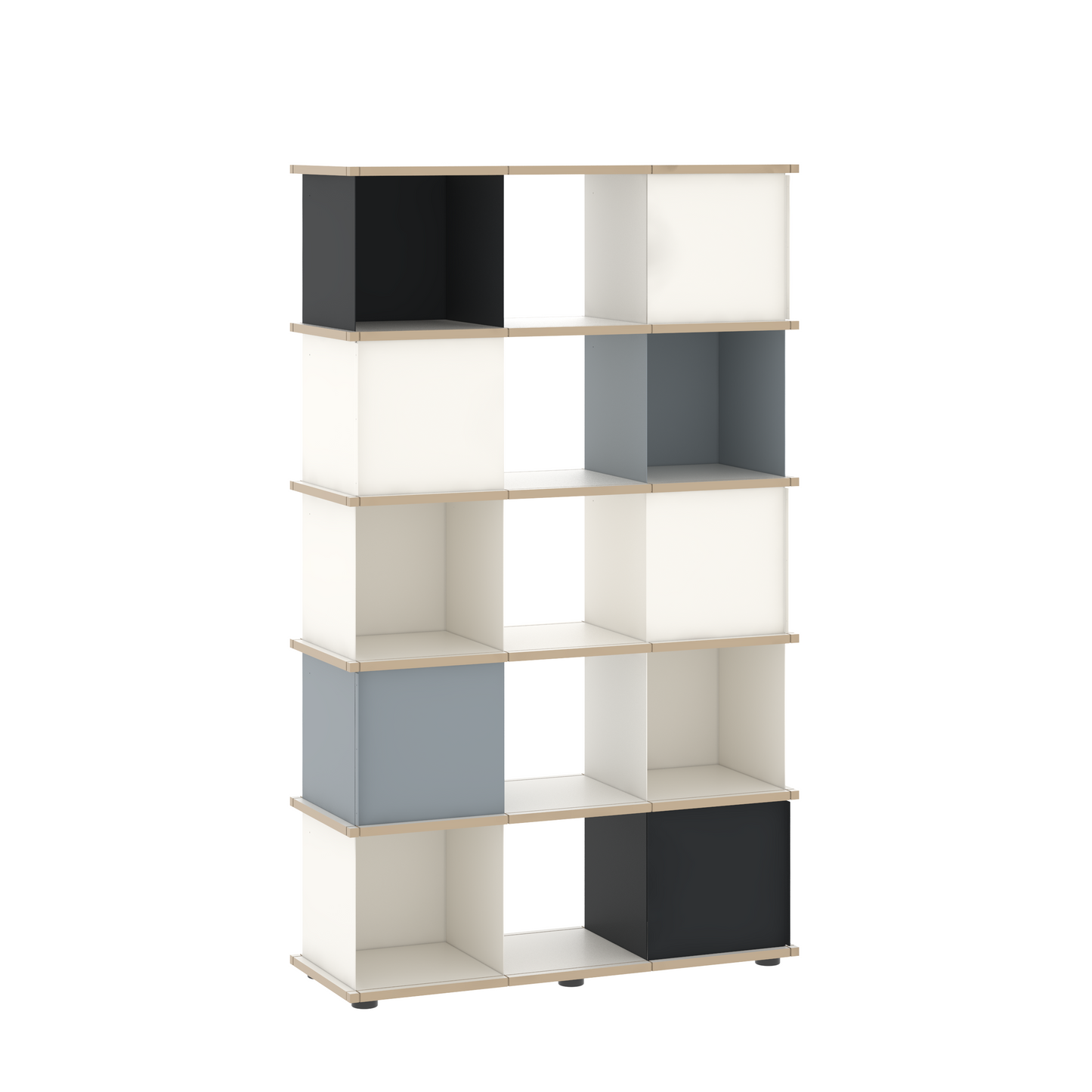 YU SHELF 3 series / MDF white