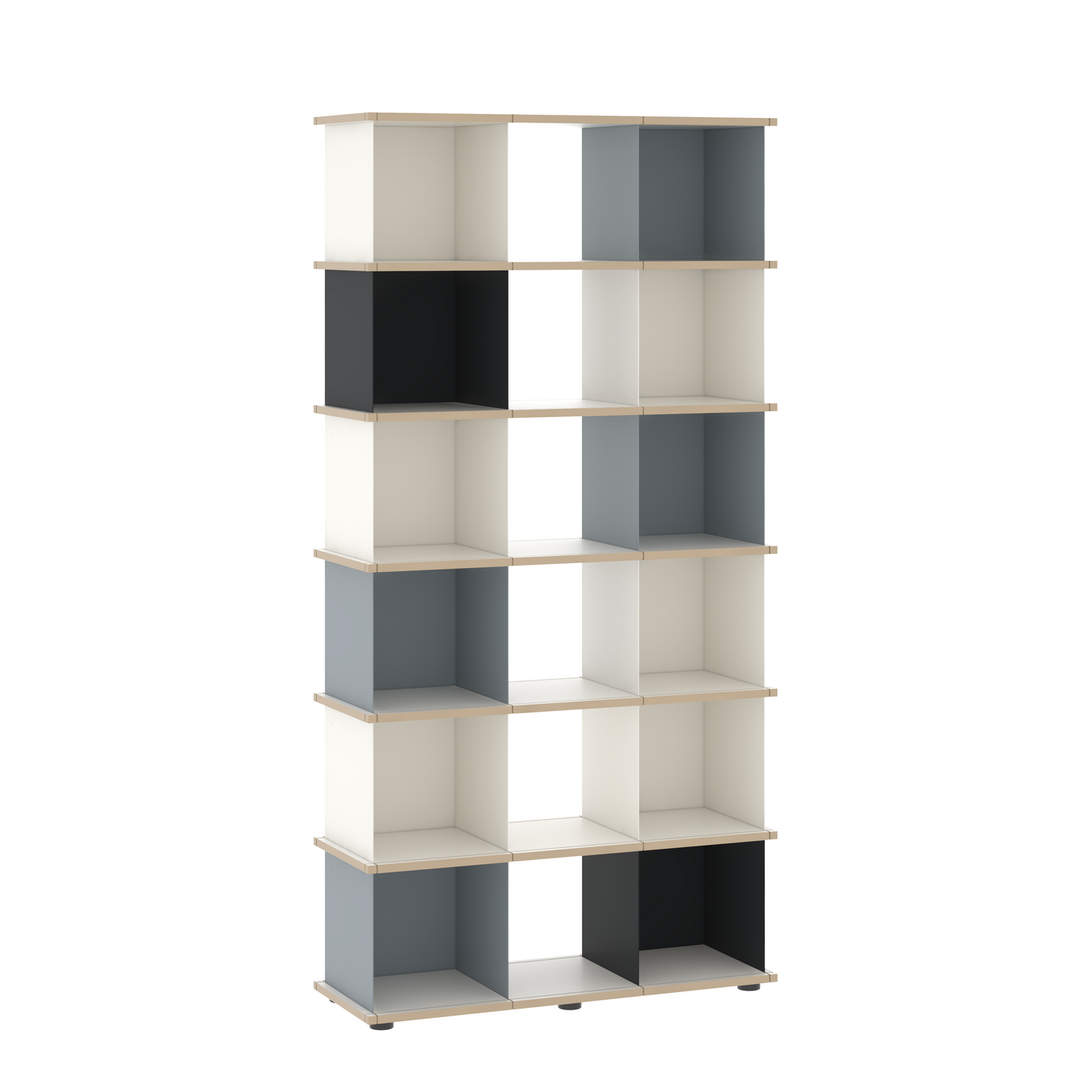 YU SHELF 3 series / MDF white