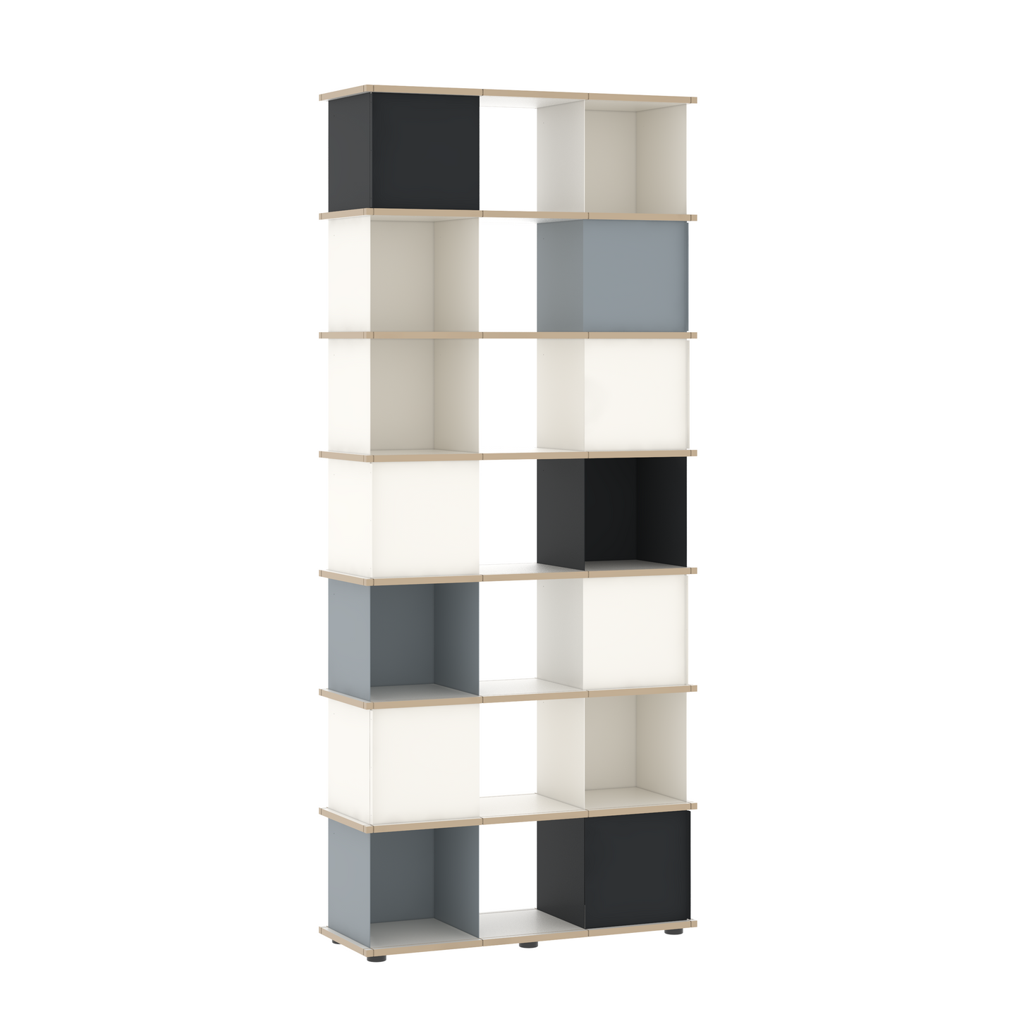 YU SHELF 3 series / MDF white