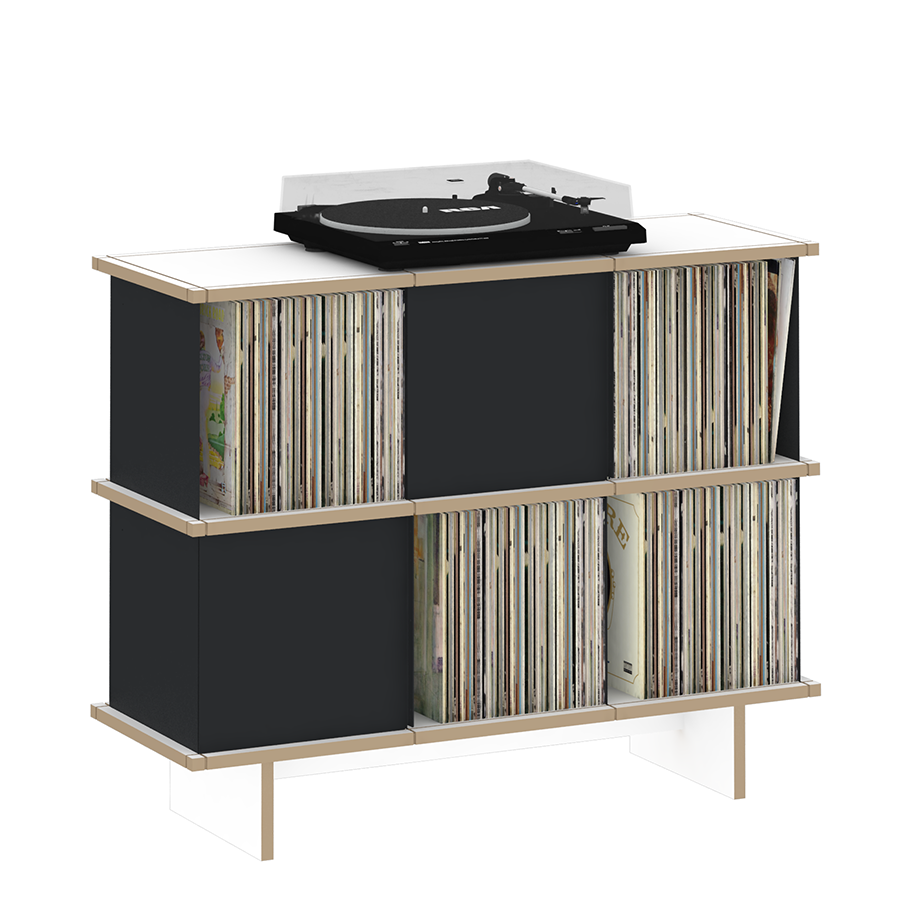 YU SIDEBOARD 3er / MDF weiß