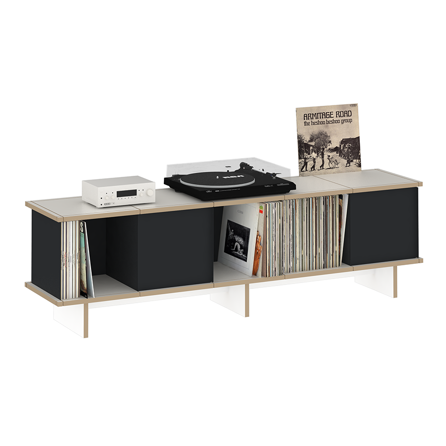 YU SIDEBOARD 5er / MDF weiß
