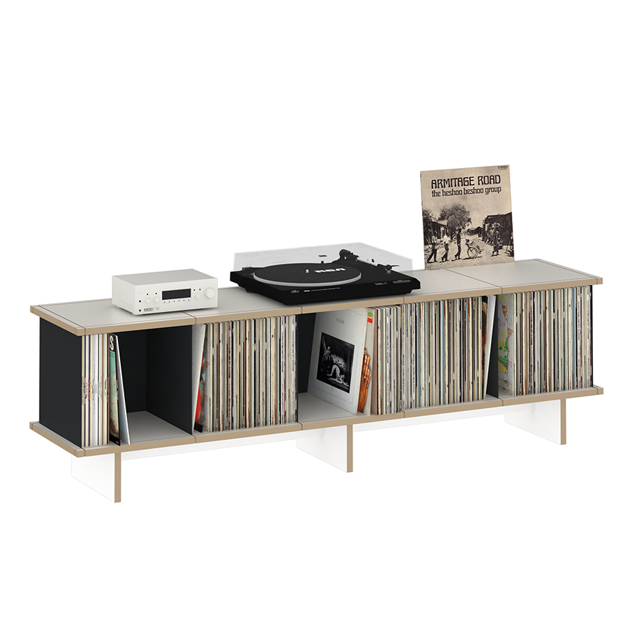 YU SIDEBOARD 5er / MDF weiß