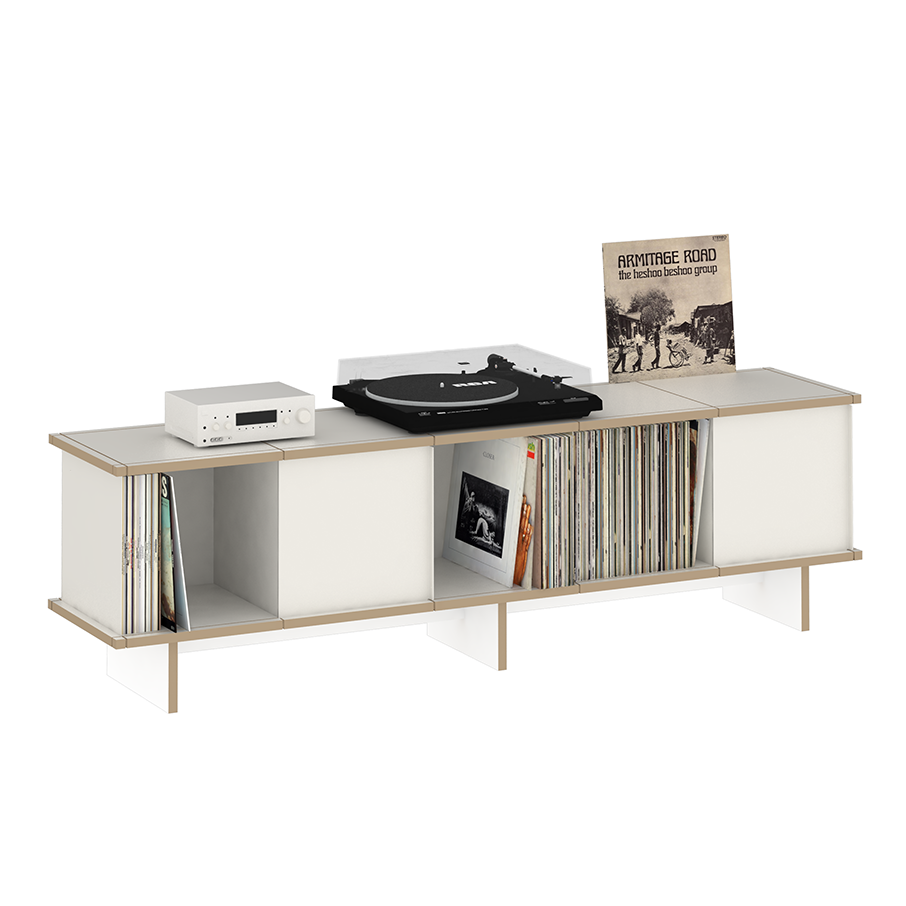 YU SIDEBOARD 5er / MDF weiß