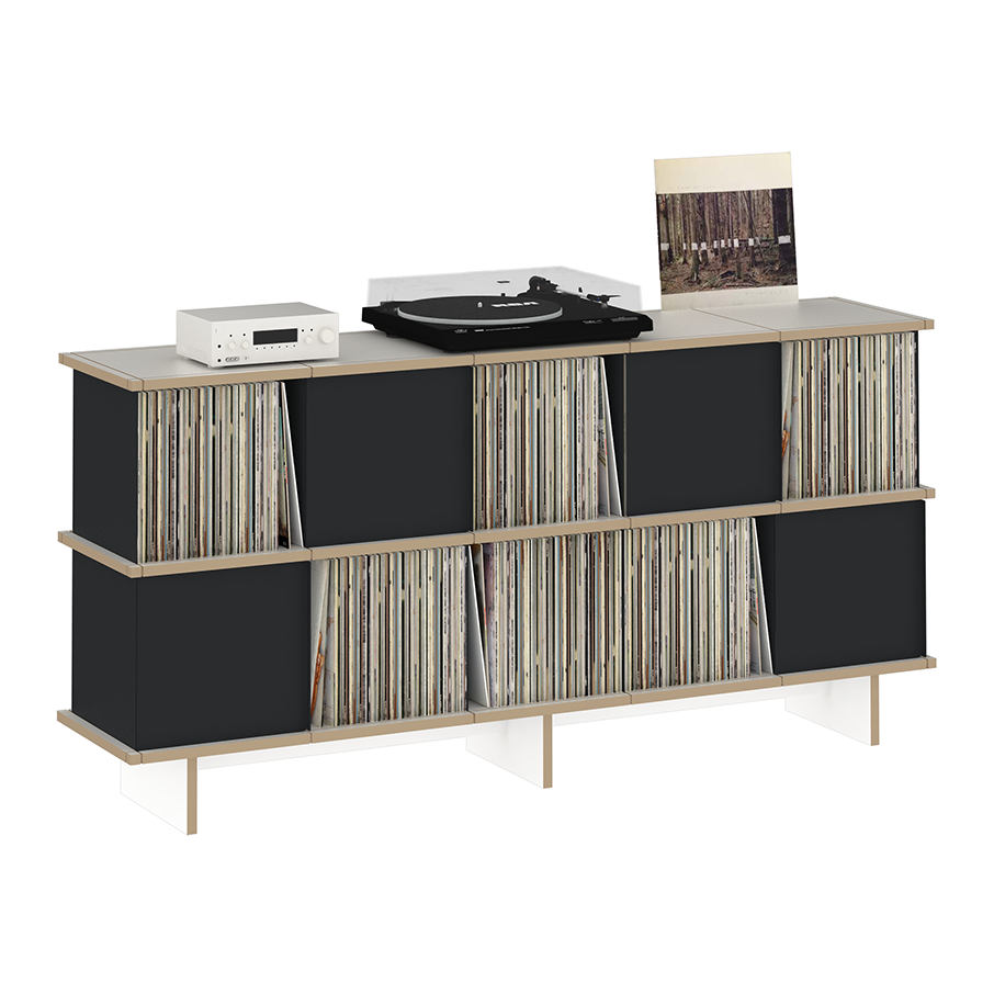 YU SIDEBOARD 5er / MDF weiß