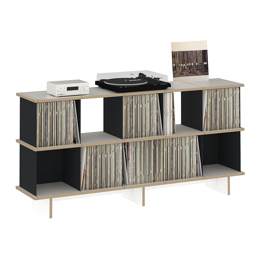 YU SIDEBOARD 5er / MDF weiß