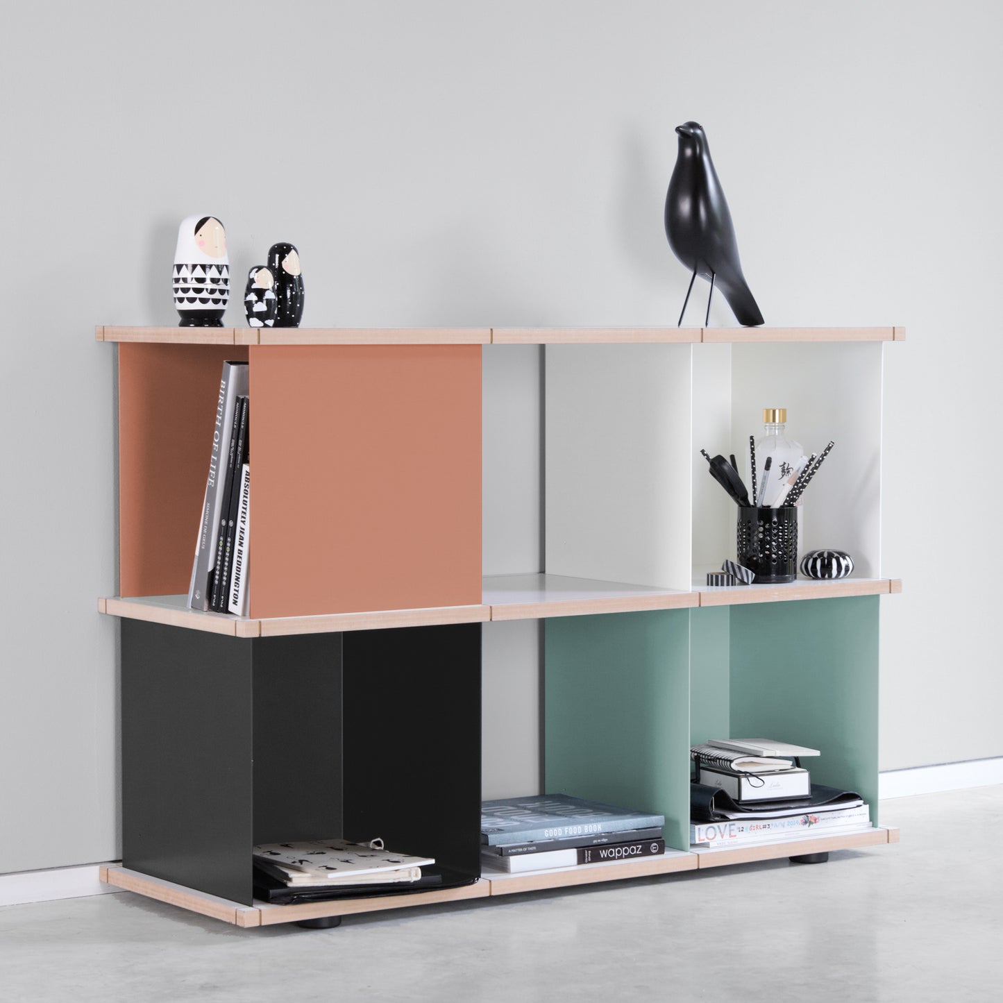 YU SHELF 3 series / MDF white