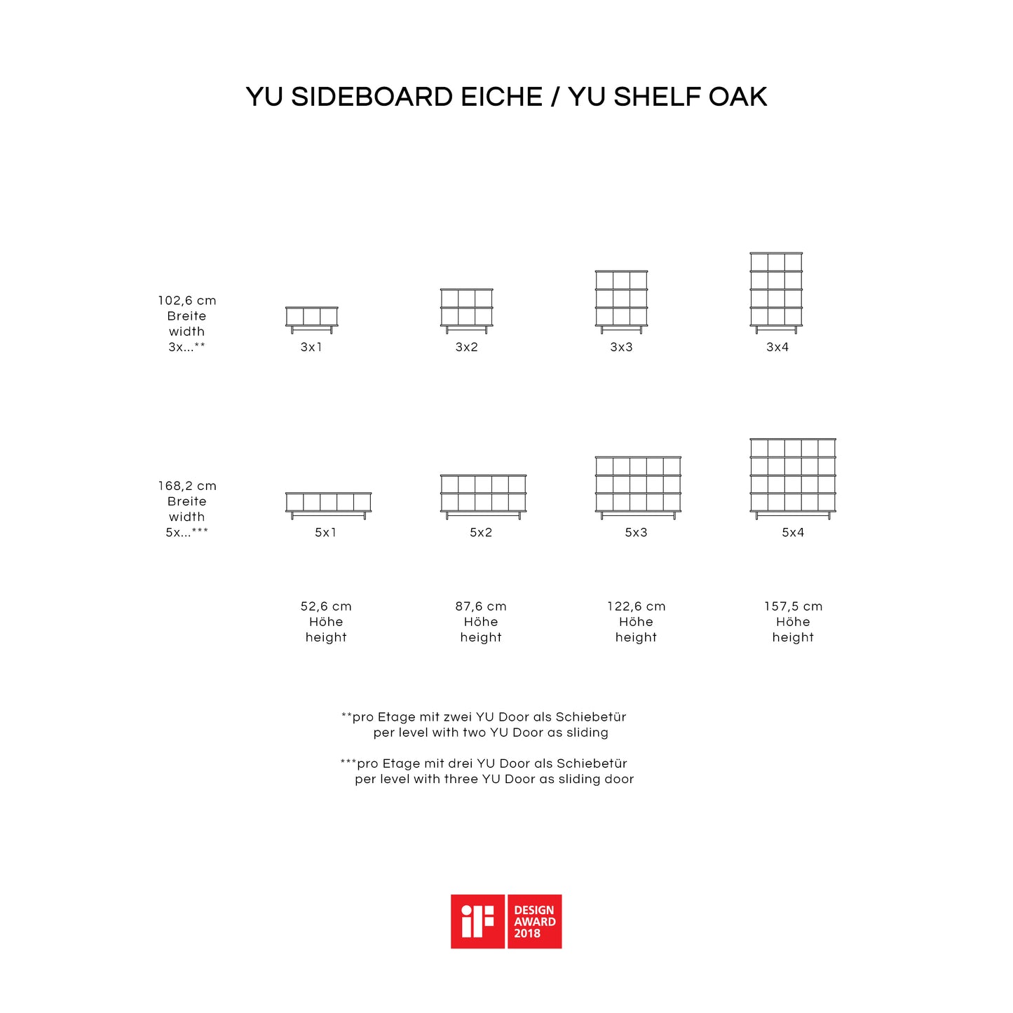 YU SIDEBOARD 5 series / oak oiled